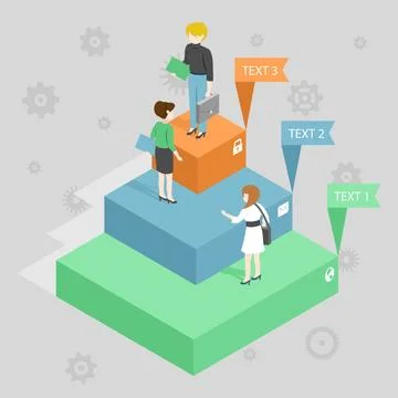 Office work environment teamworking performance Stock Illustration