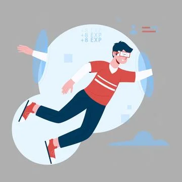 Office work environment teamworking performance Stock Illustration