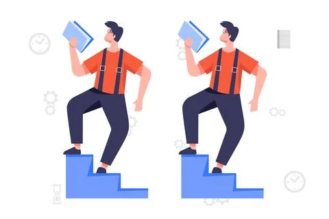 Office work environment teamworking performance Stock Illustration