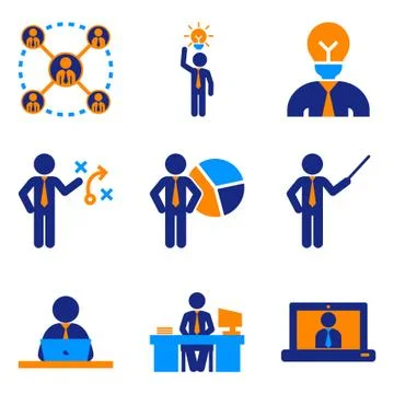 Office Work 스톡 일러스트