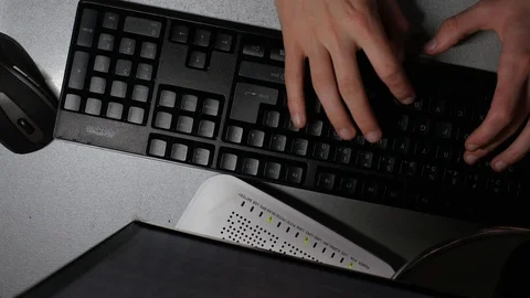 Office Work Late Night Stock Footage 86763084