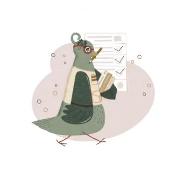 Office work, planning, multitasking management concept. Stock Illustration