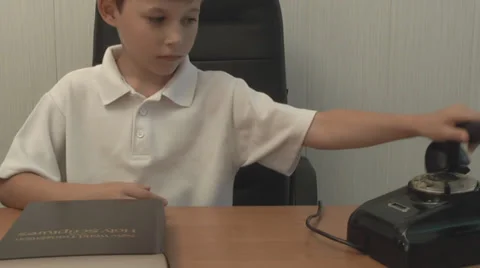 Office Worker, boy sitting in office, office work Stock Footage 39306893