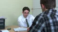 Office worker chatting with a client HD Footage