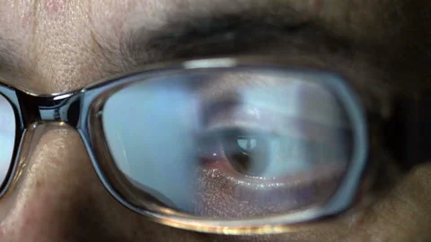 Office Worker Eye Stock Footage 210425629