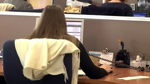 Office worker Stock Footage 2864428