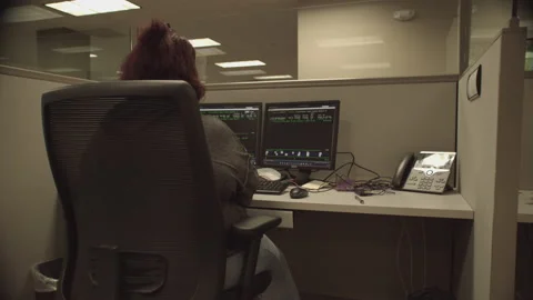 OFFICE WORKER Stock Footage 215894736