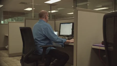 OFFICE WORKER Stock Footage 215899183