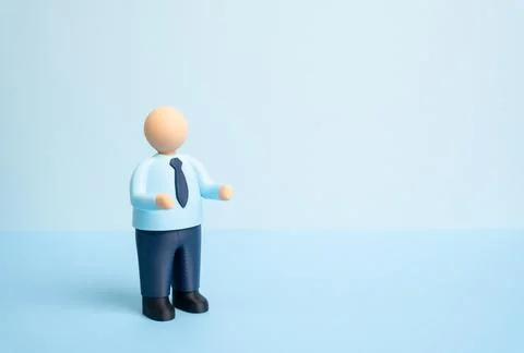 Office worker giving a presentation to colleagues. Business communication a.. Stock Photos