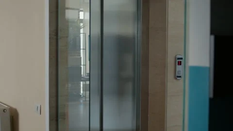 Office worker going home but starting to run when scary brain-eating zombies Stock Footage 200124430