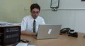 Office worker handed files HD Footage