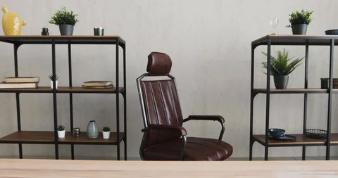 Office worker man is playing on an imaginary guitar enjoying it. Stock Footage 120835394