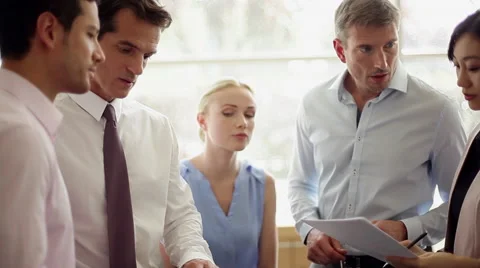 Office worker meeting Stock Footage 63278308