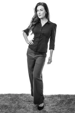 Office worker standing Stock Photos