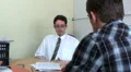 Office worker talking to client HD Footage