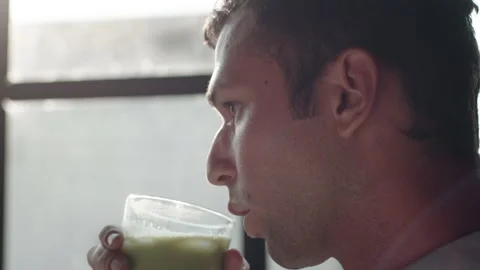 Office Worker Tired Taking Break 4K 48FPS SLO-MO Stock Footage 145100523