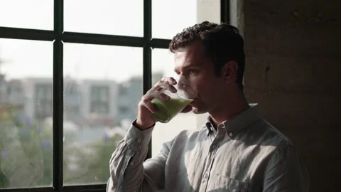 Office Worker Tired Taking Break 4K 48FPS SLO-MO Stock Footage 145100564