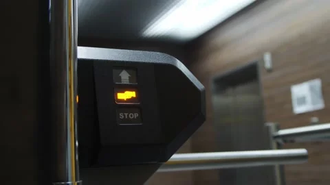 Office worker using electronic pass card to go through turnstile Video stock 169074158