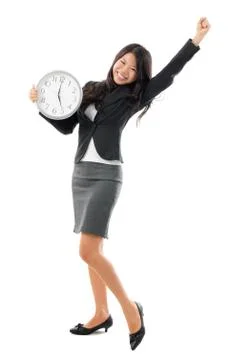 Office worker off work Stock Photos