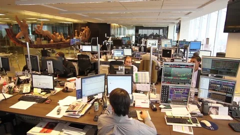 Office workers Video stock 77046868