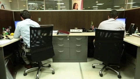 Office workers Stock Footage 77048713