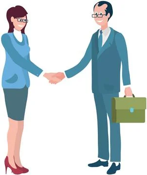 Office workers. Teamwork cultivates supportive and collaborative work Stock-Illustration