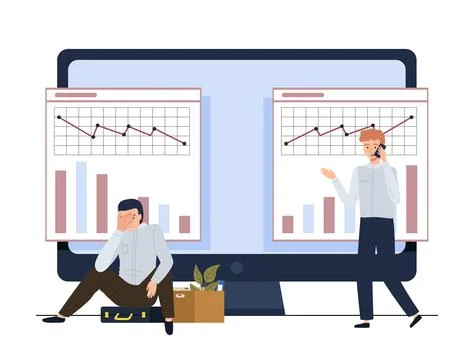Office workers. Teamwork essential for achieving shared goals and objectives A Stock Illustration