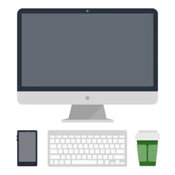 Office workplace concept Stock-Illustration