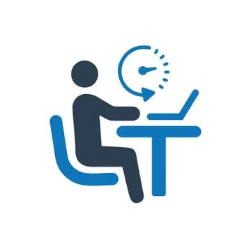 Office Workplace Icon Stock Illustration