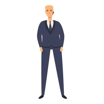 Officer icon cartoon vector. Security guard Stock Illustration