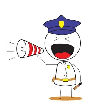 Officer Stock Illustration