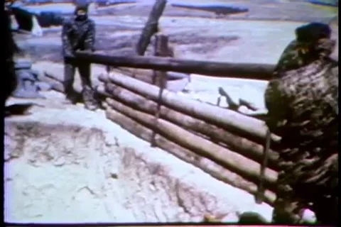 Officer talks about the U.S. Marshals and negotiators - 1973 Video stock 112158649
