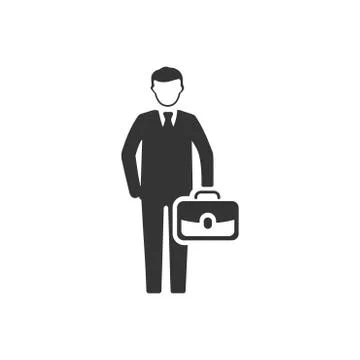 Officer, worker Icon Stock Illustration