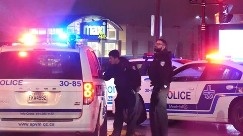 Officers debriefing Stock Footage 105342105