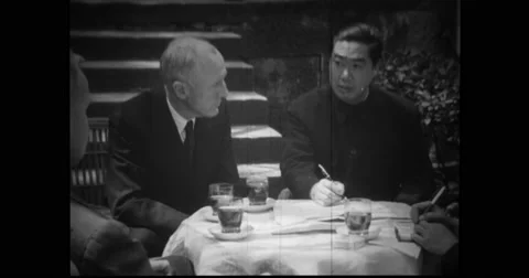 Officers discussing in the office Stock Footage