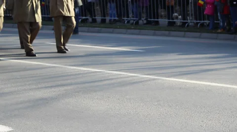 Officers March Video stock 33312969