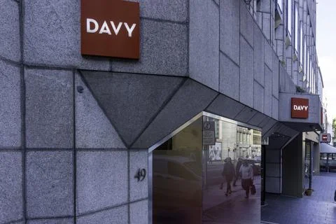 The offices of J &amp; E Davy in Dublin, Ireland. Stock Photos