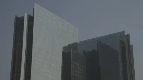 Offices on Ratchadaphisek Road Stock Footage 48200274