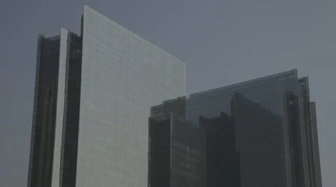 Offices on Ratchadaphisek Road Stock Footage 48200330