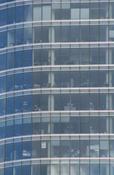 Offices seen from outside Stock Photos