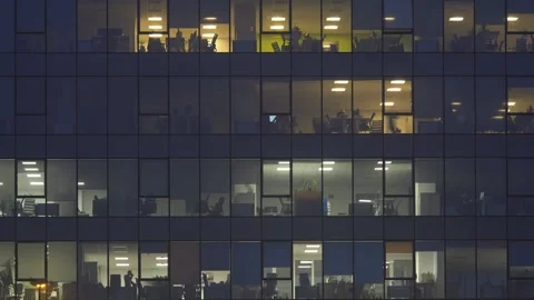 Offices timelapse 4k video Video stock 288195275