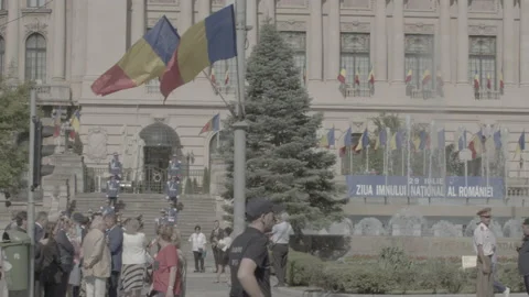 Official ceremony in Burcharest Stock Footage 234129817