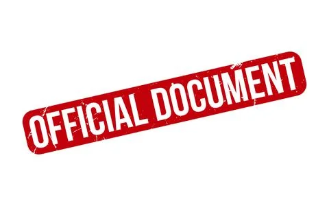 Official Document rubber grunge stamp seal vector イラスト素材