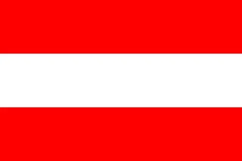 Official flag of Austria Stock Illustration