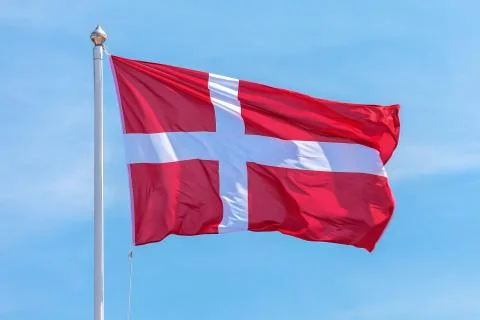The official flag of Denmark Фото