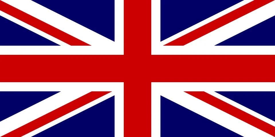 Official flag of United Kingdom of Great Britain and Northern Ireland. UK flag Stock Illustration