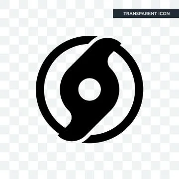 Official hurricane vector icon isolated on transparent background, official h Stock Illustration