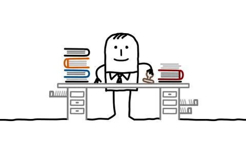 Official man Stock Illustration