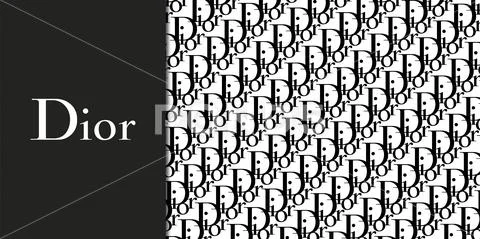 Official Pattern Dior Ilustração Stock