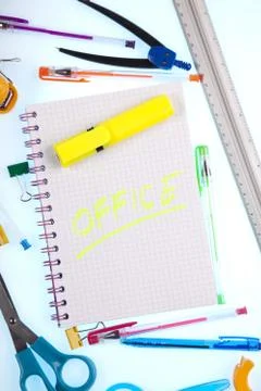 Offide supplies Stock Photos